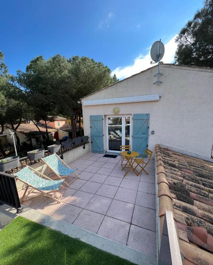 L échappée belle Coquet appt proche du village naturiste , terrasse et parking Agde Extérieur photo